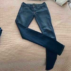 American Eagle Dark Blue Stretch Denim